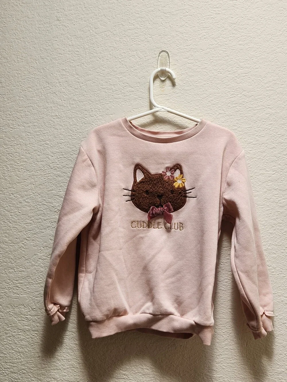 C&A Cuddle Club Cat Crewneck Sweater and Fleece Lined Leggings 6